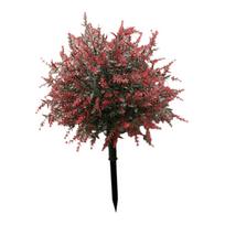 Realistic Lavender Bonsai Stake Plastic Real Touch Artificial Ground Stake UV Protection Handmade Potted Bonsai Wedding Ceremony raudona