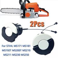 2 vnt./komplektas Kuro dangtelis ir alyvos dangtelis STIHL MS171 MS181 MS192T MS200T MS210 MS211 MS230 MS250 grandininiam pjūklui, žoliapjovei, įrankių dalys