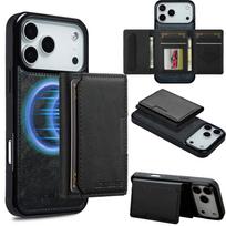 Magnetic Flip Leather Phone Case for iPhone 17 Pro Max Air 16 16E 15 14 13 12 11 Pro Max 17E Plus Card  For MagSafe Wallet Cover iPhone17 Pro