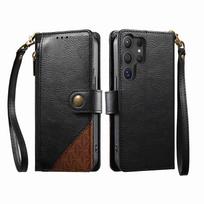 For Samsung Galaxy S26/S25 Edge/S24/S23/S22 Ultra Wallet Case, RFID Blocking 3 Card Slots, Shockproof Cover with Wrist Strap For Galaxy S22