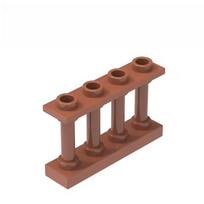 50Pcs DIY Creative Fence Railing Building Blocks MOC Garden Construction Accessories Compatible with Bricks Children's Toys