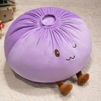 40cm Dumpling Plush Toy Soft Stuffed Hug Pillow Doll Home Decoration Stress Relief Toy Fans Gift violetinė