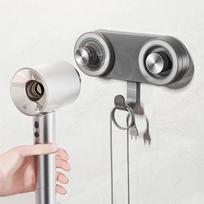 Magnetic Wall-Mounted Hair Dryer Holder