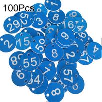 100pcs Beehive Tag Waterproof Identification Round 1-100 Numbered Mark Label Beekeeping Supplies