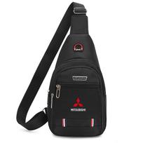 Leisure Car Small Backpack One-shoulder Messenger Bag Chest Bag For Mitsubishi Lancer Asx Outlander Pajero L200 Ralliart Lancer