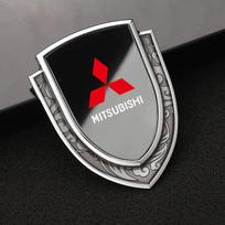 Car Sticker Shield Styling Emblems Decals for Mitsubishi Outlander ASX Eclipse Pajero Lancer EVO Delica L200 Auto Accessories
