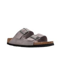 Birkenstock Arizona BS Women's Minimalist Comfort Rubber Slide Sandals Grey Regular Fit 1031596 37