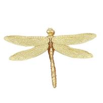 Dragonfly Ornament Delicate Modelling Sculpture Vintage Copper Animal Ornament Rustic Style for Home Decor