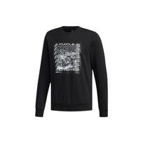adidas neo Csgrswtshrt Sports Round Neck Knit Pullover Long Sleeves Black Men's EI4509 M