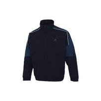 adidas M Si Wov Jkt Contrast Color Stitching Stripe Loose Stand Collar Woven Jacket Blue Men's GT6356 L