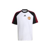 adidas Manchester United Soccer/Football Mufc Tg Tee Casual Sports Round Neck Colorblock Short Sleeve White Men's H64070 S
