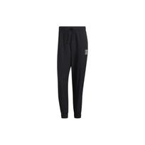 Men's adidas neo Logo Printing Solid Color Casual Long Pants/Trousers Black HD4705 XS