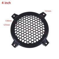 1Pcs New 4/6/8/10/12 inch Subwoofer Grill Plastic Replacement Mesh Net Round Speaker Grille Mesh Cover Car Audio Speaker Sub