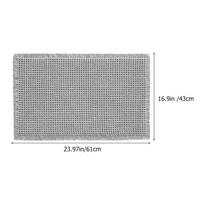 Absorbent Bath Rugs for Bathroom Floor Mat Machine Washable Non-Slip Shower Mats Thick Design Comfortable Use at