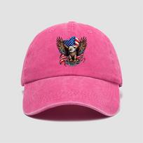 Eagle flag printed baseball cap versatile style for both Unisex and Women suitable for daily shopping and travel Adjustable
