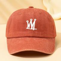 Washed printed baseball cap suitable for Unisex and Women adjustable outdoor casual cap lightweight breathable and comfortable Adjustable