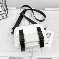 Nylon Shoulder Bag Solid Color Casual Fanny Pack Large Capacity Crossbody Bag Fashionalbe for Weekend Vacation Travel Waist Pack balta