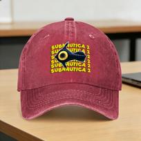 Subnautica  Sun Baseball Cap  Casual FeUnisex Unisex Washed Trucker Hat Breathable Print Outdoor Sports Baseball Caps Birthday Gift One Size