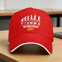 Bitcoin The Evolution of Money Sun Baseball Cap  Spring Casual Trucker Hat For Couple Women Running Hippie Baseball Caps One Size