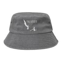 Unisex Bucket Hats Cloud vs Sephiroth Finals Fantasys Summer Travel Headwear Foldable Vacation Fishing Cap Session Hats One Size