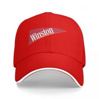 Winston Vintage Retro Cigarettes Logo Baseball Cap Uv Protection Solar Hat Sports Cap Horse Hat Womens Golf Wear Unisexs