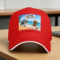 Tralalero Tralala chasing Tung Tung Tung Sahur  Custom Logo Trucker Hat High Quality Casual Hunting Camping Baseball Caps One Size