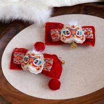 Tassels Japanese Kimono Headwear Cloth Flocking Hair Clip  Masquerade Party Style B