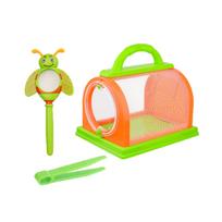 Outdoor Exploration Insect Observation Cage Set with Handle Portable Mesh Enclosure and Bug Catching Tools Educational Kit for Kids and Beginners one size