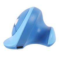 Ergonomic Mouse, Small Size, Bluetooth & 2.4GHz Wireless Connection, Compact, Quiet, Vertical, Right-Handed, Cute Design for Women, Optical 3-Button,