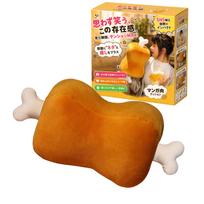 Akaaka Body Pillow - Bone-in Meat Cushion - Large Plush Toy (42cm) - Fun Gadget - Interior Decor - Gift