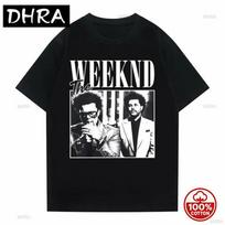 Pop Singer Artist The Weeknd Print Anime Tops Tees Clothes Female Tshirt Women Cartoon Tee Short Sleeve Fashion Girls T Shirt S
