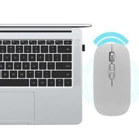 2.4GHz Wireless Mouse, M103 Rechargeable Gaming Mouse, Ergonomic Optical Mouse, 1600 DPI, Intelligent Computer Mouse, 500mAh Built-in Battery for