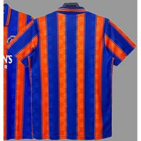 Rangers retro jersey football jersey classic nostalgic replica Max Hartley short-sleeved jersey S