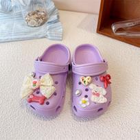 2026 Women's Cute Cartoon Non-Slip Odor-Proof Sandals: Thick Sole, Soft Closed-Toe Shoes for Summer Outdoors 24-25