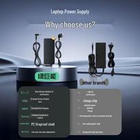 Llano HP Laptop Charger 65W (19.5V 3.33A) Blue Round Pin