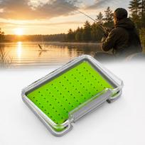2PCS Super Slim Fly Fishing Box Clear Lid Fly Box Durable Fly Storage Case  Fly Fishing S-135*95mm