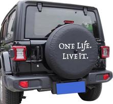 Car Spare Wheel Tire Cover Pouch Protector with Back-up Camera for Jeep Wrangler JL 2018-2025 PU Leather Exterior Accessories