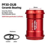 PF30 Bike Bottom Bracket MTB Press Fit Ceramic Bicycle Crank Center Axle BB for Mountain Road PF30 PF30-24 PF30-29mm Crank Parts