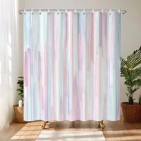 Pink Y2K Disco Shower Curtain,Retro Music Theme Shower Curta for Girls Bathroom,Funny Waterproof Polyester Preppy Style (as the picture,W90xH180cm-35x70in)