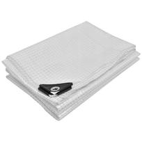 Kotarbau® Tarpaulin Protective Cover Strong Thick Universal Reinforced Reinforced Waterproof Transparent Clear Greenhouse 120 G/M2 4X5 M