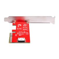 YC° CY Adapter PCI-E 4.0 Express 4.0 x4 - Oculink Internal SFF-8612 SFF-8611 Host Adapter for PCIe SSDs with Bracket