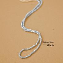 Thai Handmade Ultra-Fine Pure Silver Loose Beads for DIY Bracelets, Necklaces, and Accessories. sidabras