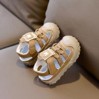 Boys' Casual Closed-Toe Velcro Sandals - Non-Slip Soft Sole Toddler & Infant Shoes, Summer New Arrivals. 18