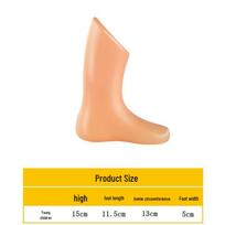 Children's White Plastic Foot Model - Baby Shoe & Sock Holder Standard
