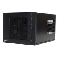 Silver Stone Mini-ITX Case, Full Black, SST-SG05BB-LiteB