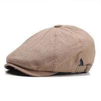 Retro Japanese Newsboy Beret: Large Head Circumference Painter's Duckbill Cap for Spring/Summer One Size