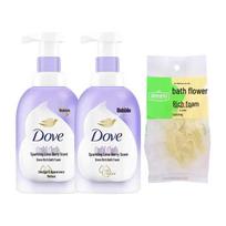 Dove Lime Berry Scented Shower Foam Twin Pack