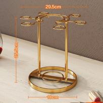 Nordic Hanging Stemware and Decanter Rack Round Rack