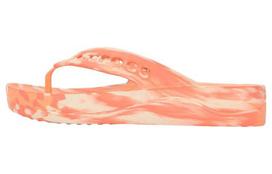 Crocs Baya Platform Thongs 'Orange' Women's 208462-83F 38-39