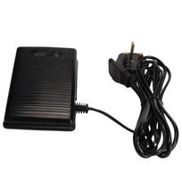 Power Cord Foot Control Pedal 220V Plug Three Holes Sewing Machine Pedal 5.3in Long Foot Controller Sewing Machine